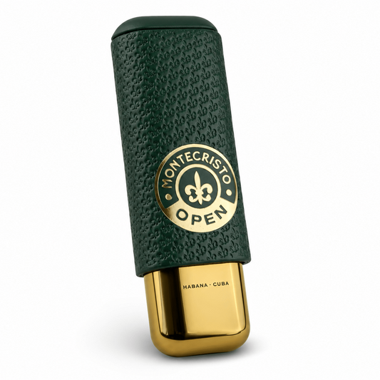 Montecristo Open Leather & Metal Cigar Pouch for 2 cigars available in canada