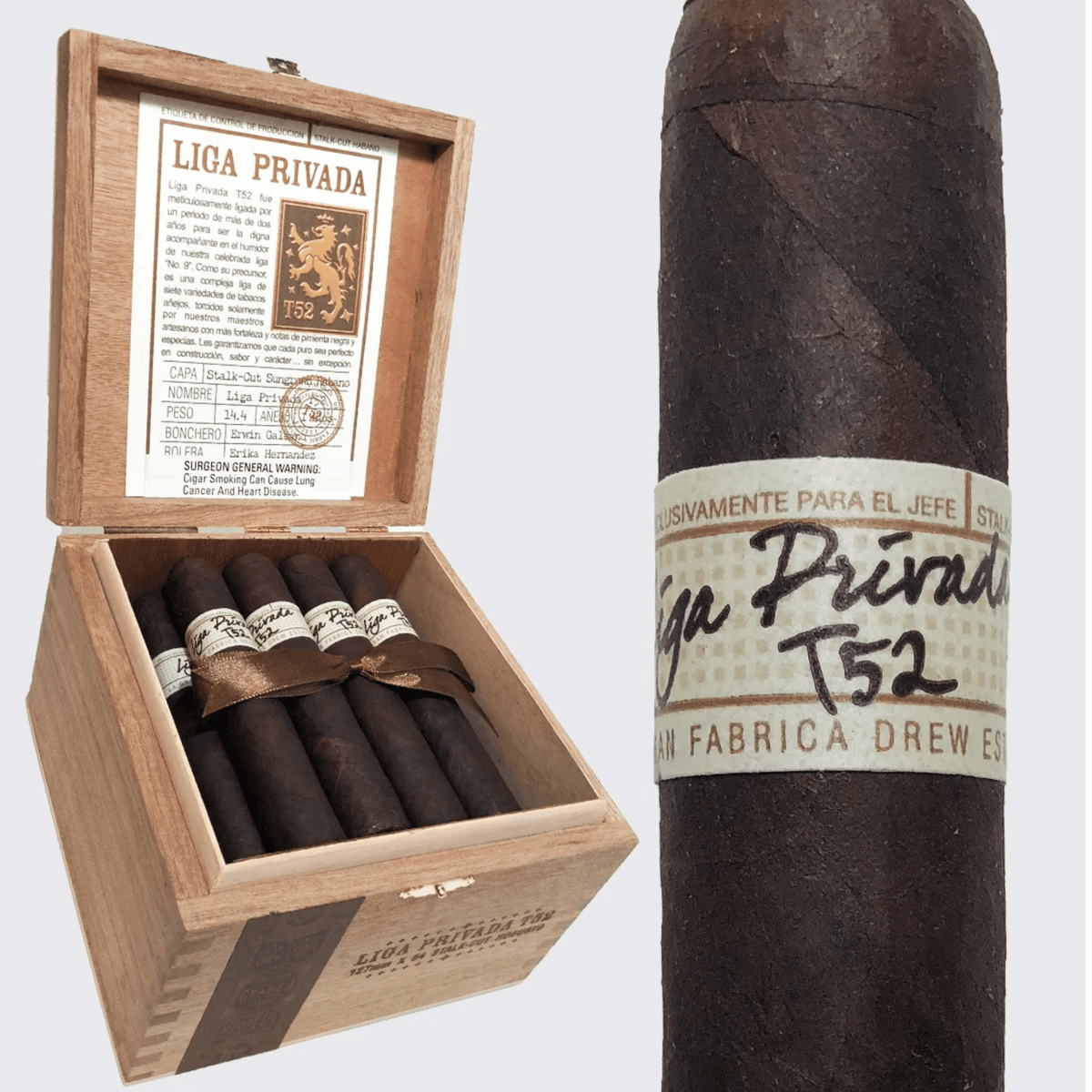 #cigar# - #Hemingway Cigars#Drew Estate Liga Privada T52 Robusto
